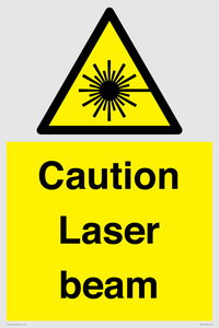Caution Laser beam